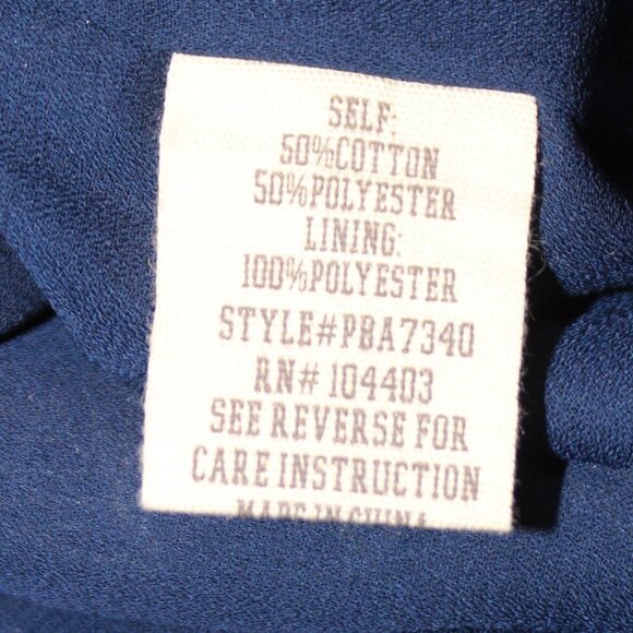 Blu Pepper Navy & White Floral Cold Shoulder Top - Picture 12 of 14